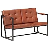Crea una calda atmosfera vintage nel tuo salotto con questo splendido divano a 2 posti.