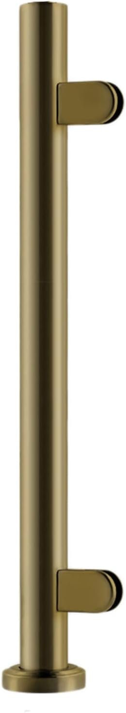 25.5in/33.4in/37.4in /41.3in/45.2in/49.2in Tall Glass Railing Post, Outdoor Deck Garden Fence Panel Clamp/Clips, Indoor Staircase Rails Kits (Color : End Post, Size : 115cm/45.2in)