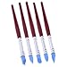 Meta-U 5 Pcs Clay Color Sculpting Shapers - Flexible Rubber Tip Shaping Pen Wipe Out Painting Brushes Carving Tools