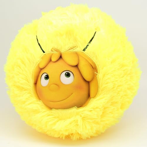 power gift Pelota de peluche de la abeja Maya – Bola de 23 cm de diámetro – Pelota de tela esponjosa – Gran regalo – Suave y suave – Licencia oficial de la abeja Maya Ball.