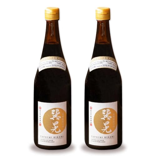 [全3回定期便]天然丸大豆醤油 巽 晃 720ml×2本