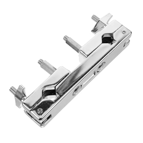 Abrazadera de Batería Ajustable Soporte de Platillo Doble Universal Accesorio para Instrumentos de Percusión miniatura 7