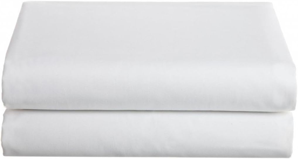 Elaine Karen Deluxe King 100% Poly Cotton Fitted Bed Sheet - White