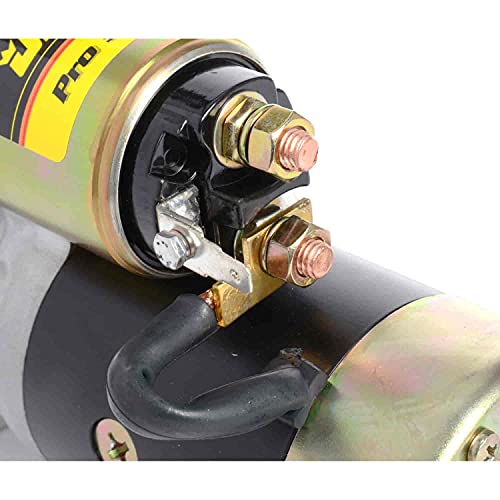 JEGS Heavy-Duty Mini Starter | Hitachi-Style | for Small Block and Big Block Chevy Engines | Fits 153 and 168 Tooth Flexplates/Flywheels | Made in USA | Cranks Up to 16:1 Compression