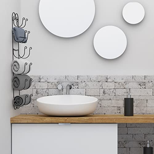 Deco Brothers DecoBros Mehrzweck-Handtuchhalterung, Wandhalterung, bronzefarben
