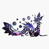 Monster Hunter World - Mizutsune (Galaxy Design) Sticker Bumper Sticker Vinyl Decal 5'