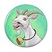 Screaming Goat Pinback Button Pin