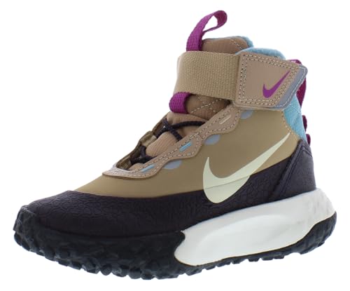 Nike Terrascout Little Kids' Boots (FV4174-200, Hemp/Burgundy Ash/Denim Turquoise/) Size 10.5