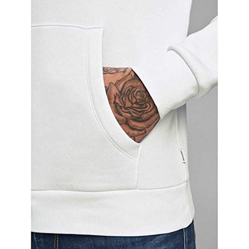 Jack & Jones Herren Jjecorp Old Logo Sweat Hood Noos Kapuzenpullover, White, M EU