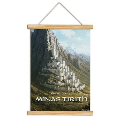 White Fortress Fantasy Wall Art