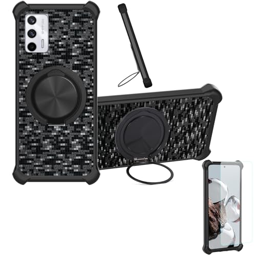 �Ή� Realme Gt Neo2t �P�[�X Phone Case [1�� 9H+�d�x���� �K���X�t�B����][360°��]���X�^���h�A�}�O�l�b�g��]CX-11-HEI