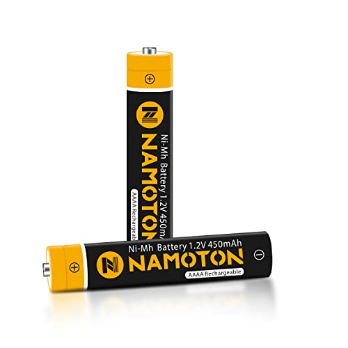 Pickle Power 2 Pack Aaaa Battery With Smart Led Usb Charger 1.2V 500Mah Rechargeable Battery For Surface Pen,For Stylus, For Touch Pen Or Other Electronic Products #TOP1