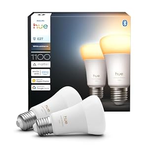 Philips Hue – Philips Hue Smart LED A60 Lampe, White Ambiance, LED Leuchtm
