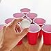 Liberty Imports Pack of 12 Beer Ping Pong Balls - White Table Tennis Balls - Lightweight Durable Seamless Bulk for Party Carnival Games. Entertainment, Decorations, Crafts Activities