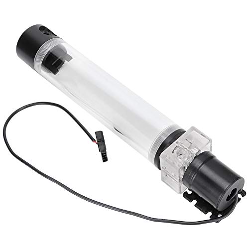 DIY 12V 800L/H CPU Cooling Cylinder Pump System Sets, G1 / 4" 12V 19W Computer Leakproof Insulating Water Cooling Kits for Computer PC Water Cooling System