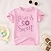 GLIGLITTR Birthday Girl Shirt Toddler Baby Girls 1st 2nd 3rd 4th 5th Bday Outfit Sweet Donut One Two Three Four Five Tee Tops(3T,Pink)