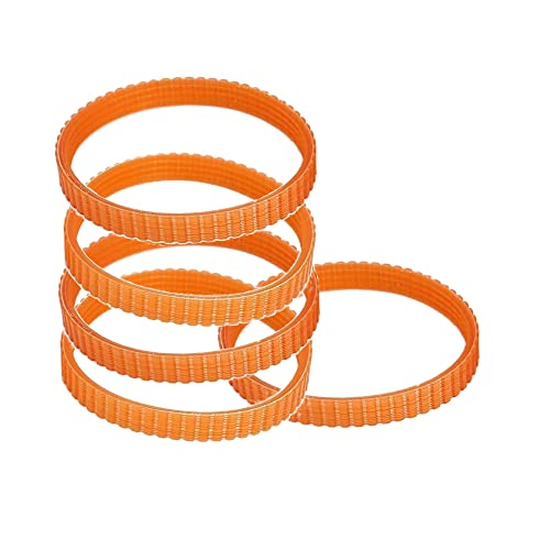 WANGCL Antriebsriemen für Elektrohobelmaschine 1900B, 9,6 mm breit, Orange, 5 Stück
