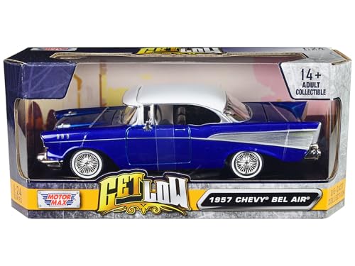Motormax Get Low 1:24 Chevy Bel Air 1957 con Visera