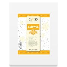 دعامة تطريز OESD Soft Web Fusible مقاس 8.5 بوصة x 10 بوصة - 10 أوراق