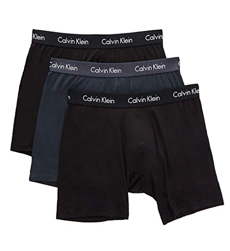 Calvin Klein Men's Body Modal Multipack Boxer Briefs, Black/Black/Mink, Medium