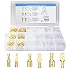 PFS 300 Faston Assortiti Maschio Femmina Terminali Elettrici A Crimpare Con 300 Guaine Isolanti【 Kit Faston 2.8mm 4.8mm 6.3mm】