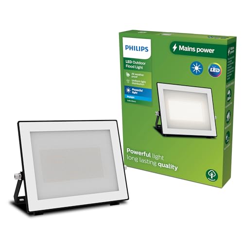 PHILIPS Lois Outdoor Floodlight, 50 W, 5000 K, Black