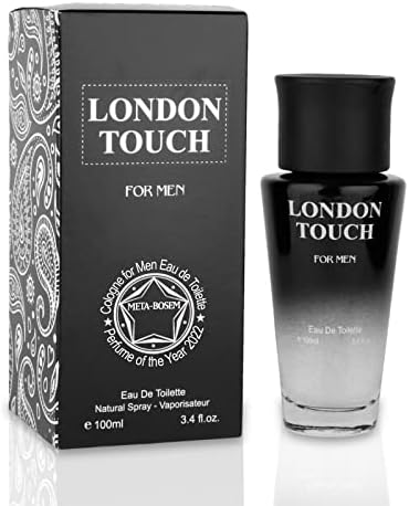 META-BOSEM London Touch, Men's Cologne Eau de Toilette Natural Spray - Clean Fresh Scents - Floral and Citrusy Notes - Great Holiday Gift - for All Day Use - a Classic Bottle, 3.4 Fluid Ounce/100Ml