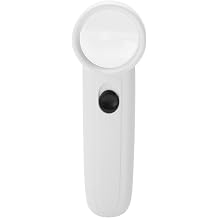 Generic LED Handheld Magnifier with LED Light for Electronics Industry Inspection, Mini Size ABS Plastic Magnifying Glass for Beauty Industry, 5X/15X/40X Magnifier MG6B -2 15 times