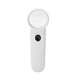 AUNMAS 15X Magnifying Glass with Light, Handheld LED Lighting Magnifier for Reading Maps for Jeweler Watch Repair(MG6B-2 15X)