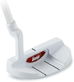 Bionik 105 Nano White Golf Putter Right Handed Semi Mallet Style with Alignment Line Up Hand Tool 31 Inches Ultra Petite Lady's Perfect for Lining up Your Putts