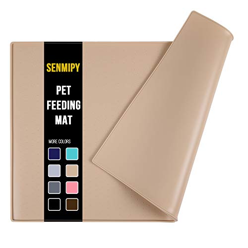 Senmipy Silicone Non-Slip Dog Bowl Placemat