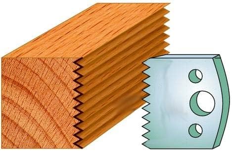 Coppia Coltelli CMT 690.050 - Lama 40x4mm Con Raggio Convesso R12-R9mm Per Lavorazione Legno - Foto 11