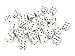 Chessex Opaque 12mm d6 White w/Black Dice Block 36 Dice
