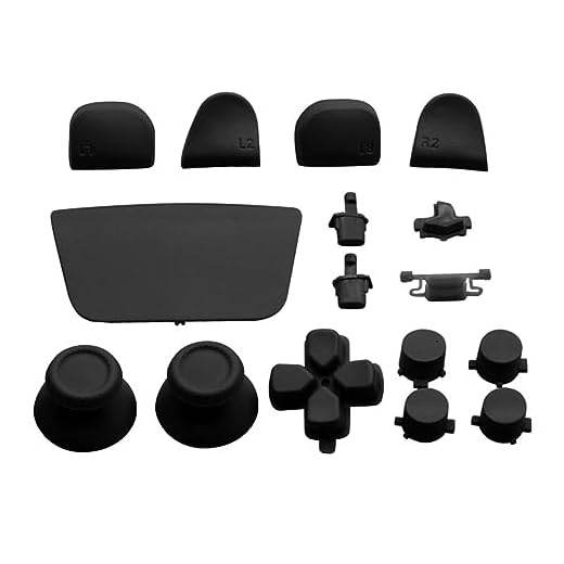 Botões de Substituição do Gamepad para Controlador PS5, Incluindo Joysticks R1 L1 R2 L2 Botão de Disparo da Chave de Direção, Kit de Reparo de Botão de Substituição para PS5