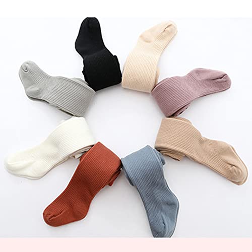 Toddler Ballet Tights Ribbed Stretchy Footed Dance Skinny Leggings Baby Girls Fleece Warm Plain Cotton Knit Tights2