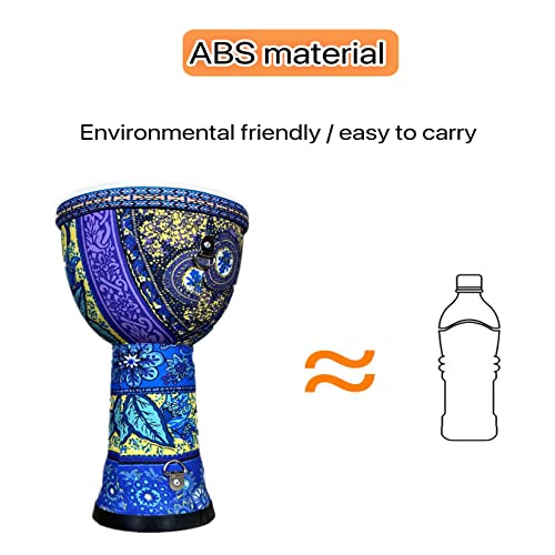 Ruoswte Djembe Drum Percussion Instrument For Children, West African Style, Light Tambourine, Early Childhood Enlightenment Musical Instruments，Gift For Children & Beginners (A) #TOP5