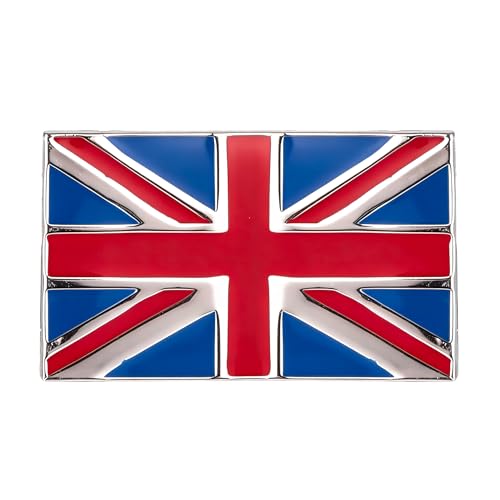 Premium Union Jack Lapel Pin – Metal UK Flag Badge – 2.5 x 1.4 cm – Polished Enamel Finish – British Pride Collectible Souvenir