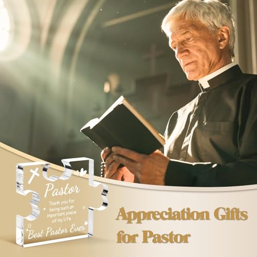 Image of Heart shaped plaque gift (Pastor)