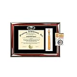 Rutgers University New Brunswick Tassel Diploma Frame Rutgers Campus Picture Double Degree Plaque Tassel Holder Framing Graduation Gift Bachelor Master MBA Doctorate PHD Certificate Case