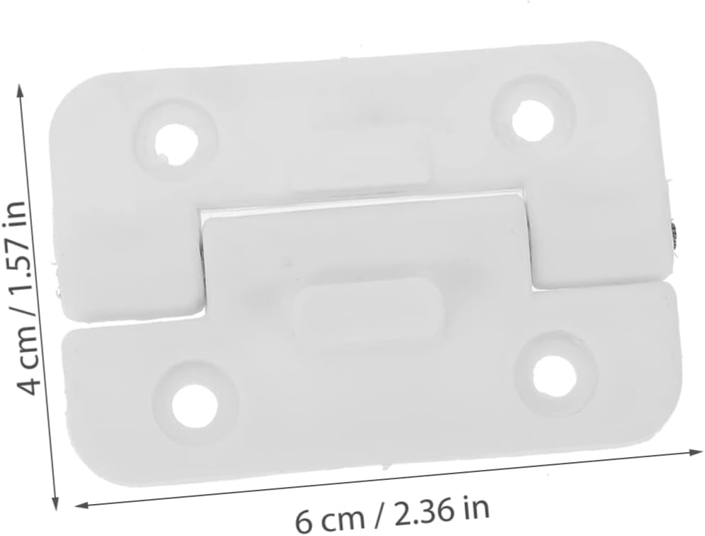 Unomor 4pcs Car Refrigerator Hinge Kit Plastic Hinges for Camping Cooler Easy Install Material