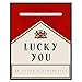 Cute Aesthetic Trendy wall decor - Lucky You Gallery Wall Art & Decor - 70s Retro Vintage Minimalist Modern art - Funky Decor - Maximalist Eclectic Home Decor - Preppy Positive Quotes Posters 8x10