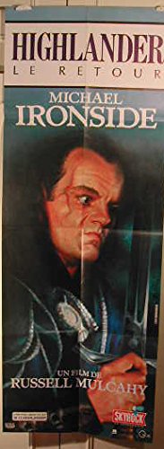 Affiche pliée Highlander Le Retour 116X158 cm poster nostalgie