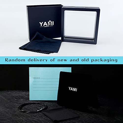 Yami Skull Necklace Big Pendant Titanium Steel Viking Axe Berser Skeleton Pirate Goth Cool Norse Punk Style Chunky Amulet Jewelry Gifts, Birthday/Halloween, Black #TOP6