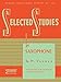 Selected Studies: for Saxophone (Rubank Educational Library)