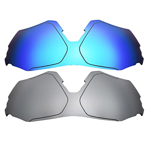 Verres Oakley EVZero Range rechange bleu titane pour lunettes sport