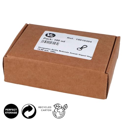 Mousqueton VELOX noir 13,4mm pour fixation et câblage