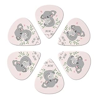 Cute Koala Mom Lot de 6 médiators pour guitare acoustique, guitare électrique, basse, ukulélé – Fin, moyen et épais. - Les Beatles, Paul McCartney, John Lennon, RIngo Starr, George Harrison Cute Koala Mom Lot de 6 médiators pour guitare acoustique, guitare électrique, basse, ukulélé – Fin, moyen et épais. – Image 4