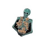 Adorable broche crâne de dessin animé fabriquée à partir d'alliage convivial, combinant humour et individualité pour les amoureux des animaux à la recherche d'accessoires de bijoux étranges