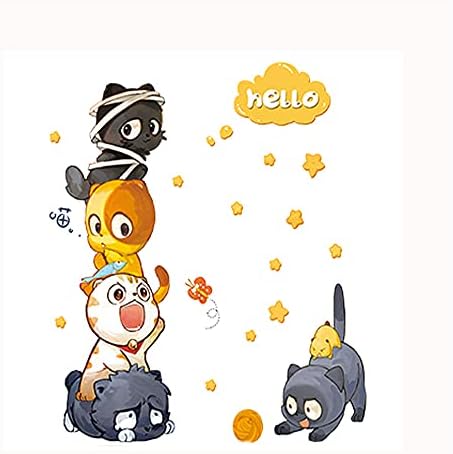 Fmtop Jp ウォールステッカー ネコ ウォールシール ウォールペーパー 剥がせる お洒落で可愛い 模様替 シールルームステッカー ルームポスター ルームペーパー 紙壁画 猫壁紙 おしゃれ 部屋飾り 居間 部屋 シルバーウォールステッカー 100 の保証