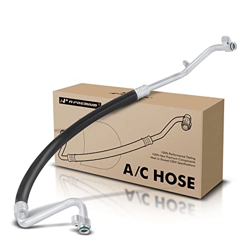 A-Premium A/C Suction Hose Assembly Compatible with Toyota Tundra, 2007-2019, 4.6L 5.7L, without Towing Package, Compressor to Evap